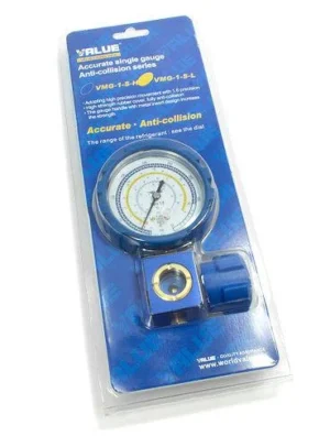 Манифолд одинарный VMG-1-S-L(R22, R134A, R410A, R407C),