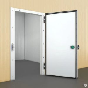 Дверь распашная, световой проем 90 х 190см, толщина 100 мм