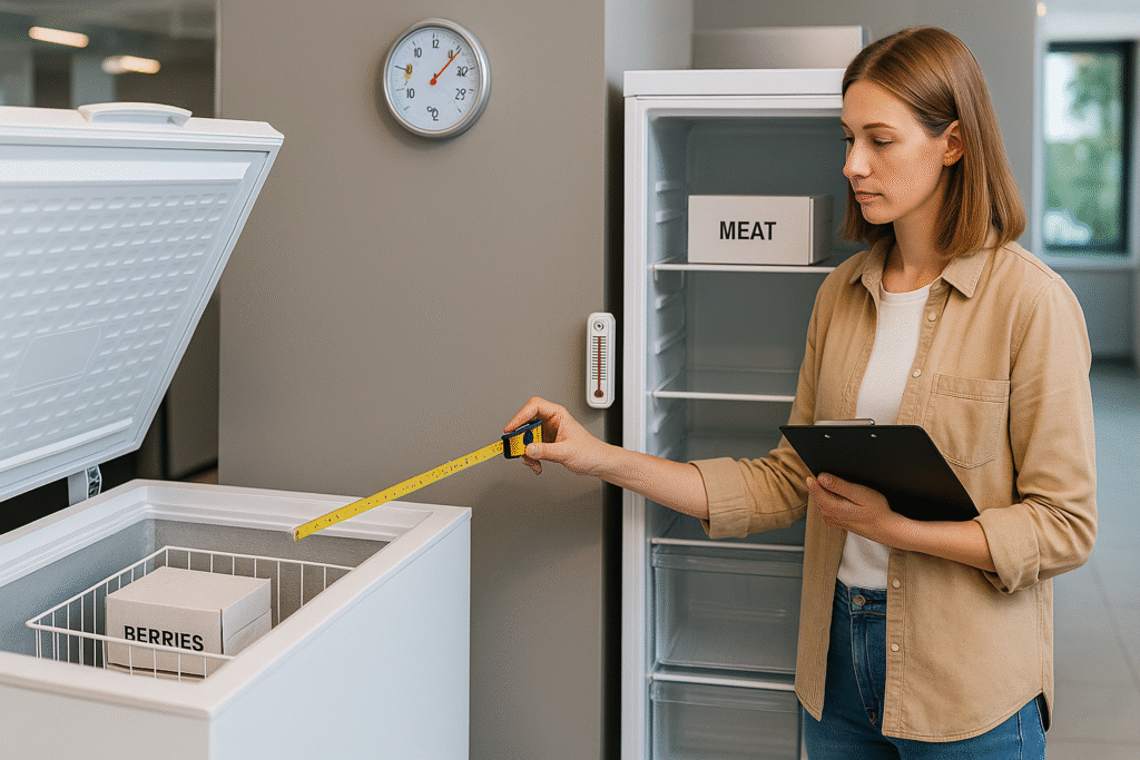 Морозильная камера для дома и бизнеса: как выбрать объём и температуру